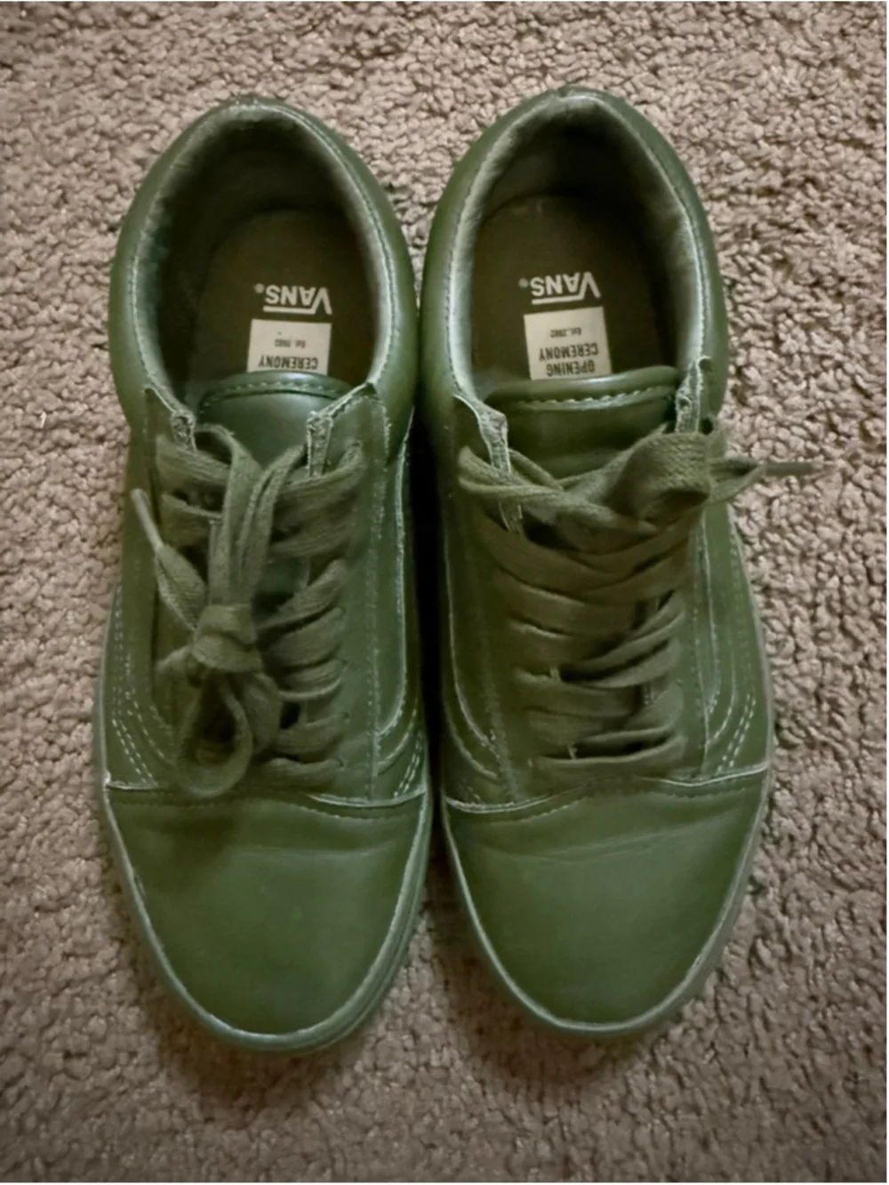 Women's Vans Opening Ceremony Old Skool Sneakers Green US 7